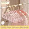 10Pcs Non Marking Anti Slip Clothes Hangers Lightweight Space Saver Hanger for Girls Dorm Closet Storage