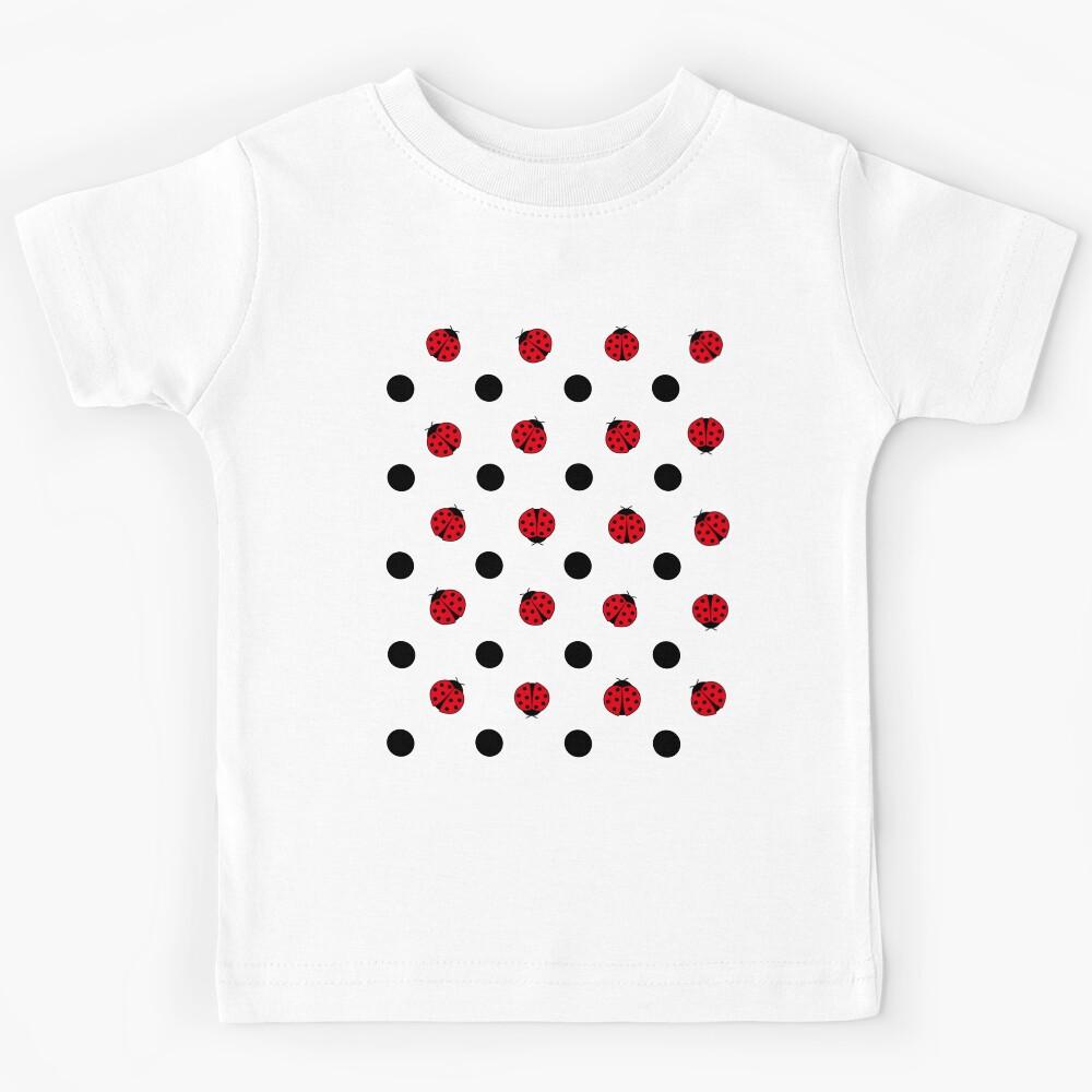 Ladybugs and polka dots Kids T-Shirt 120