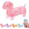 Shiny Soft Dachshund Squishy Stress Ball – Maltose Fidget Toy With Slow-Rising Texture,Cute Sausage Dog Design For Decompression