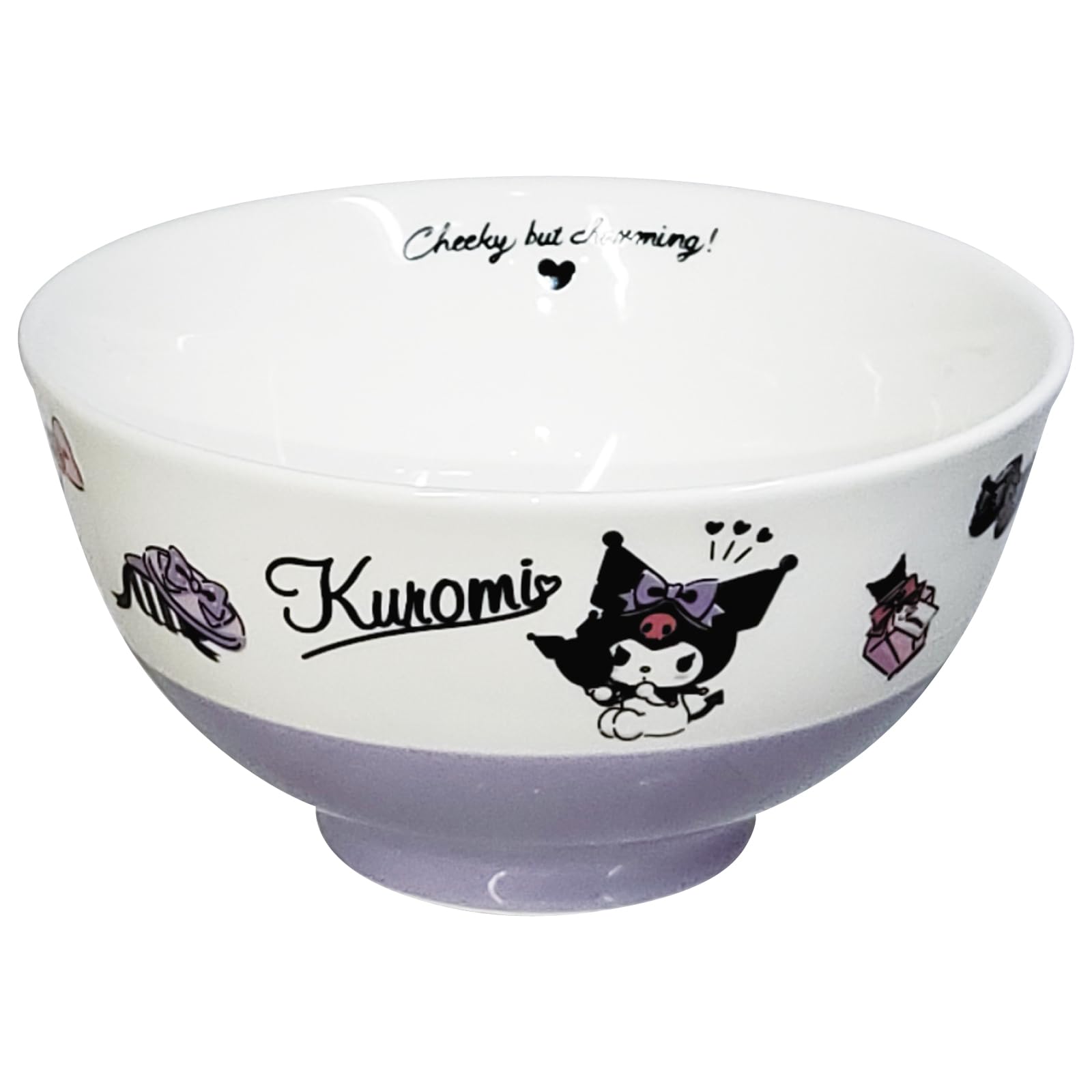 

Пиала для риса Sanrio Kuromi, Стильный фиолетовый, Товары Sanrio, Посуда