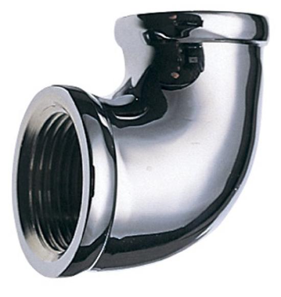 

SANEI Reducing Screw Diameter x (Sanei) Elbow, Chrome, Rc3/4 Rc1/2, T731-1-20X13