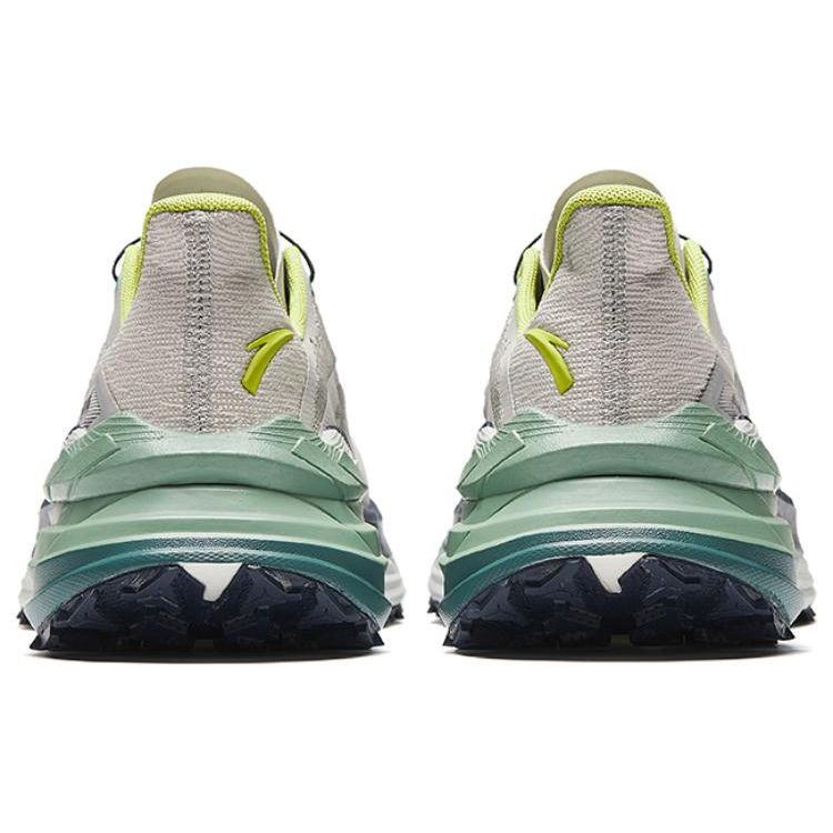 Anta Taihang Men's Trail Running Shoes Ivory White Green Yellow 112425533S-2