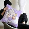 cute Love and Deepspace Sylus chibi art Personalized picture text home decorative pillows Household Gifts 45x45cm