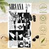 1pc Nirvana Band Album Beach Towel Classic Rock Album Microfiber Quick Dry Soft Skin Friendly Gym Sports Towel Beach Accessories