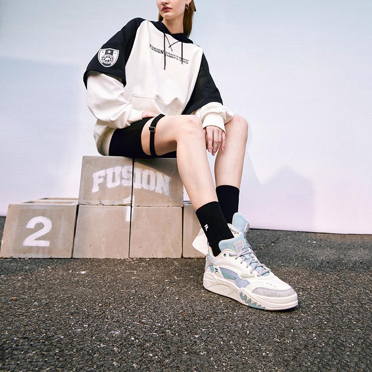 FILA Fusion Desperado Low Basketball Shoes Women sneaker White T12W333203FSC
