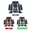 Silica Gel Car Gate Slot Cup Pad Door Groove Mats Anti-Slip Pad For Peugeot 3008 5008 GT 2016 2017 2018 2019 2020 2021 2022 2023