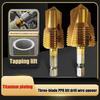 1/2pcs 4/6 Point PPR Water Pipe Drill Bit Hexagonal Handle Hole Opening Step Drilling Punching No Slipping
