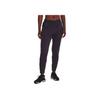 Under Armour Unstoppable Solid Color Elastic Waist Cuffed Sports Pants Women Pants Formal-Purple 1376926-541