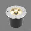 מנורת LED תת-קרקעית 5W AC/DC 12V 550LM הספק גבוה זכוכית מחוסמת חיצונית קרקע גינה שביל רצפה מדרגה חצר ספוט מנורת נוף IP67