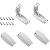 RVGUARD RV Door Holder, 5Pcs White Camper Door Holder, Keep The Baggage Door Open, For RV, Trailer, Camper Vans