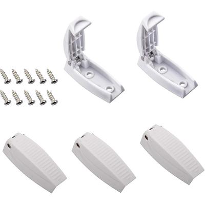 RVGUARD RV Door Holder, 5Pcs White Camper Door Holder, Keep The Baggage Door Open, For RV, Trailer, Camper Vans