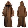 Men's And Women's Halloween Costumes Grim Cloak Hooded Capes Jacket Long Coat