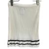 Chanel White P60739 CC Logos Knit Short Skirt Skirt 36 IvoryUsed