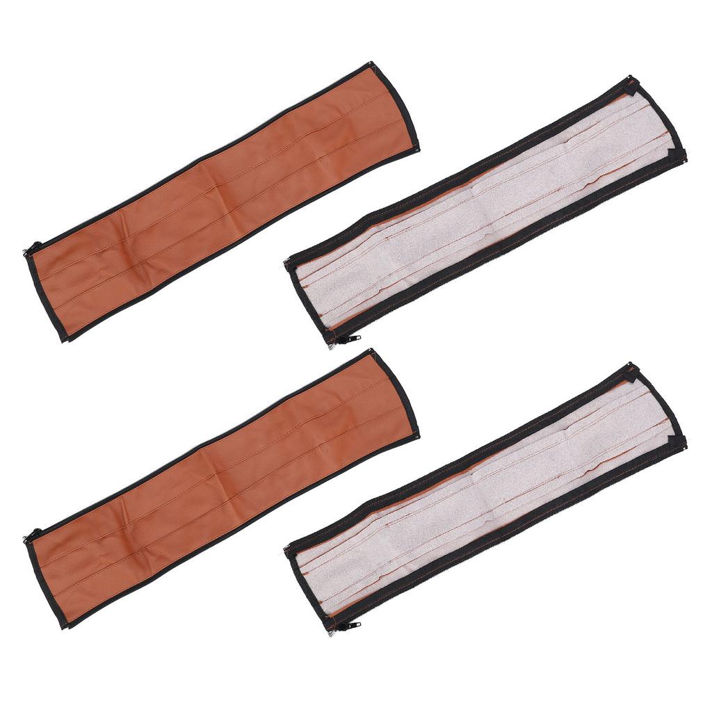 4pcs Stroller Handle Cover PU Lther Washable Baby Pram Handle Sve or with Stroller Accessories
