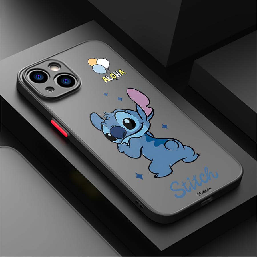Stitch Angel Back Phone Cover Case for iPhone 17 Pro Max 12 XS XR 17e Air 7 8 SE 11 14 16 Plus 13 Mini 15