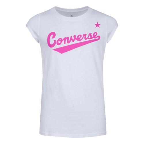 Converse Girls Logo Cotton T-Shirt