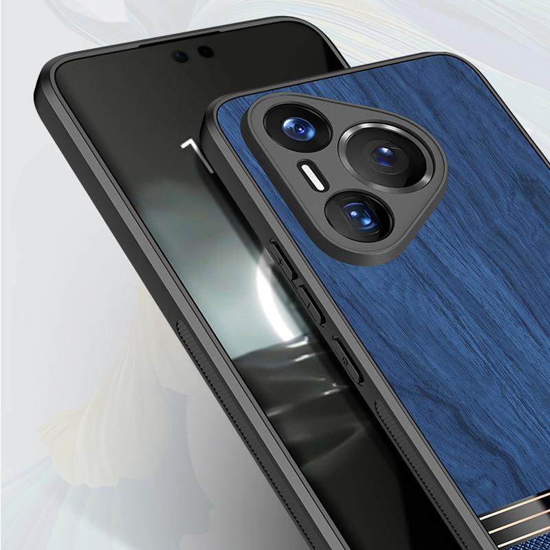Symulowana tekstura drzewa etui na telefon do Huawei Pura 70 Pro Plus osłona obiektywu aparatu tylna do HUAWEI Pura 70 Ultra P60 P50 P40 Pro Plus Fundas