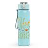 1PC Wild Daisy Meadow Floral Print 750ml Color Plastic Sports Water Bottle Leakproof Flip Straw Lid Suitable for Sports Office Home Use