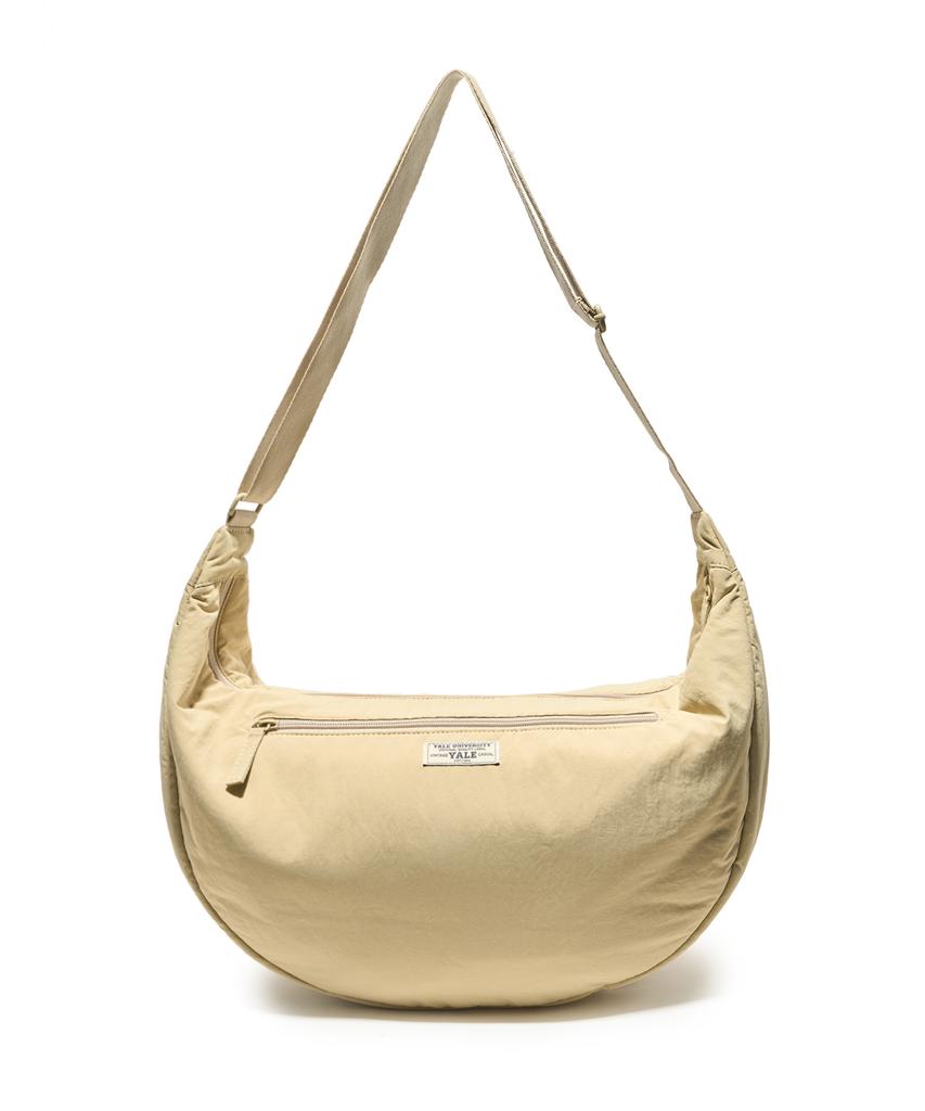 Yale Round Shoulder Large Bag_Beige