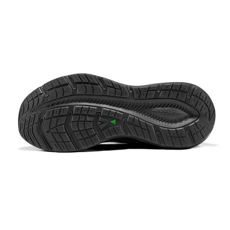 Skechers Edgeride Men Comfortable Versatile Low Top Running Shoes Full Black 232840-BBK