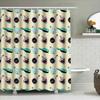 Colorful Magical Pottery Pattern Shower Curtain Bathroom Decor Home Accessories Decoration 180 x 205cm