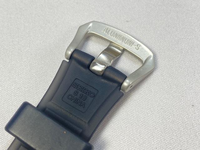 R026019W9 SEIKO Prospex 18mm Polyurethane for Via Band, Black, SBEF061/ S690-00A0 (Ships Nekoposu)