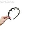 Elegant Temperament Rhinestone Mesh Headband for Woman Toothed Non-slip Hair Band Fashion Girl Face Washing Headband