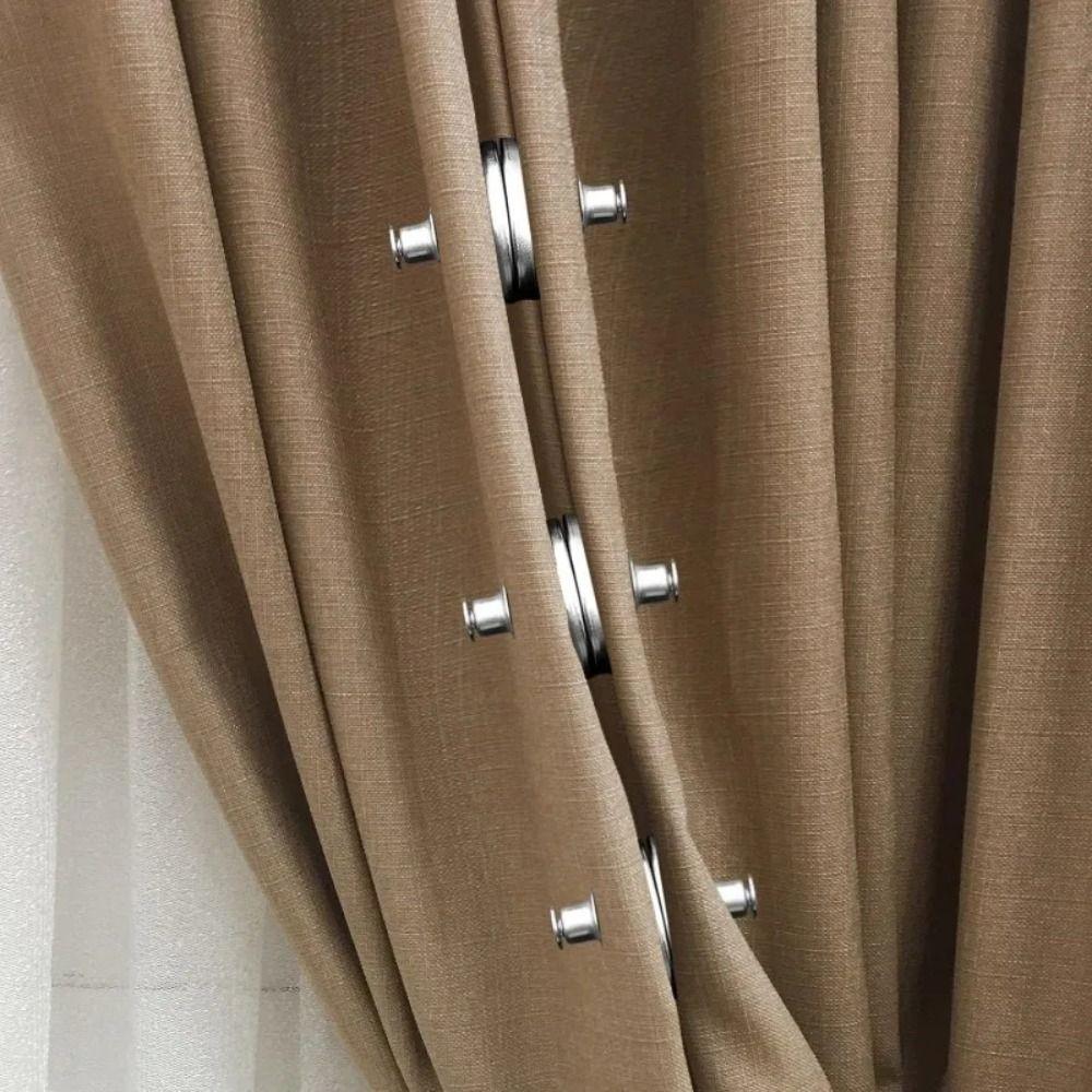 Lightproof Design Magnetic Curtain Buckle Metal Material Detachable Curtain Magnets  Room Curtain