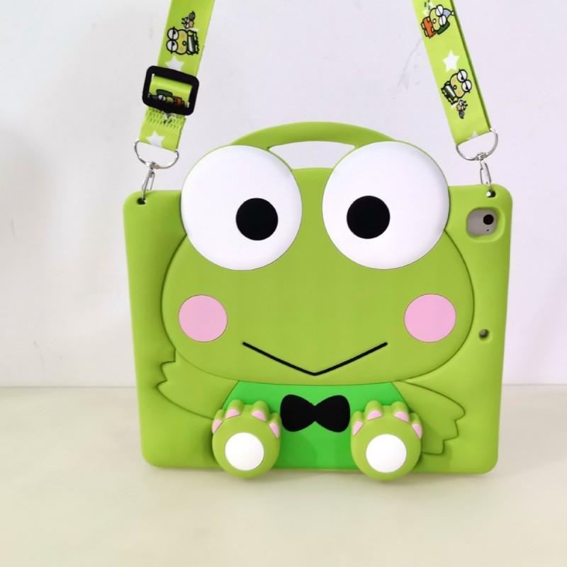 IPad 11 Case With Integrated Kickstand Frog Design Soft Silicone Cover Air 5 A2589 A2591