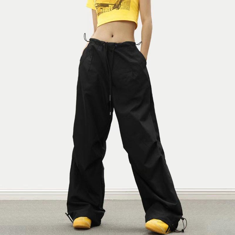Wide-leg Paratrooper Overalls Men's and Women's Loose Retro Casual Stormpants Summer Thin High Street