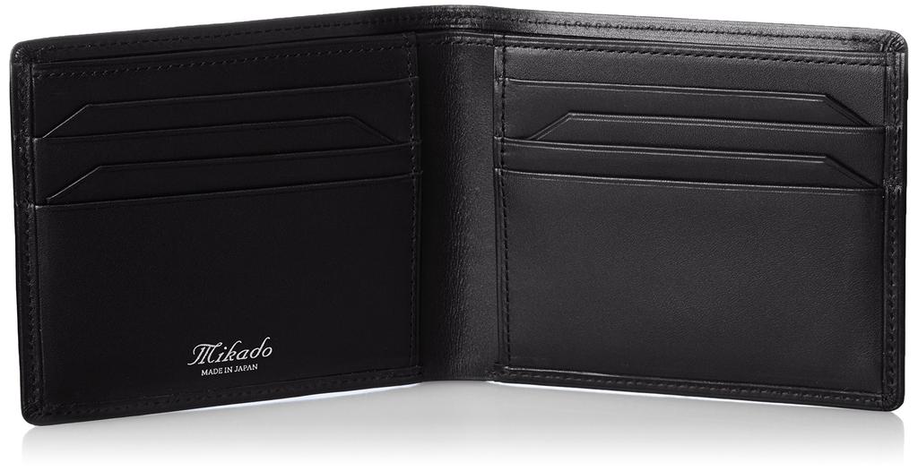 billfold Chateaubriand series MK225015 01 Black [Mikado] Bi-fold wallet, only,