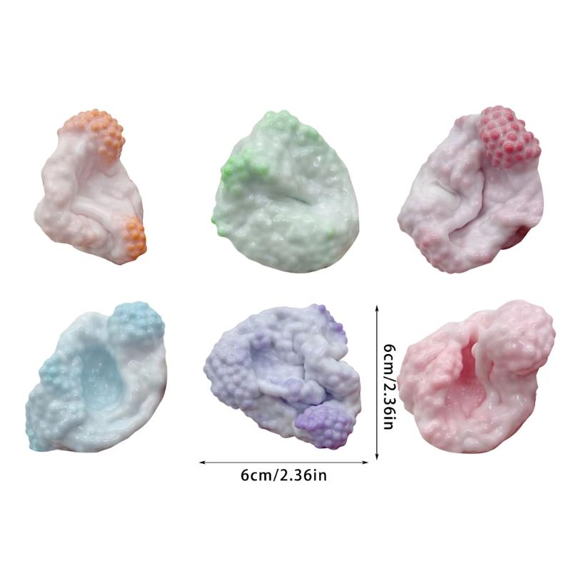 Squeezable Milk Scented Stress Clay Lightweight Thin Squeeze Ice Skin for Adult Students Relaxation Table Toy