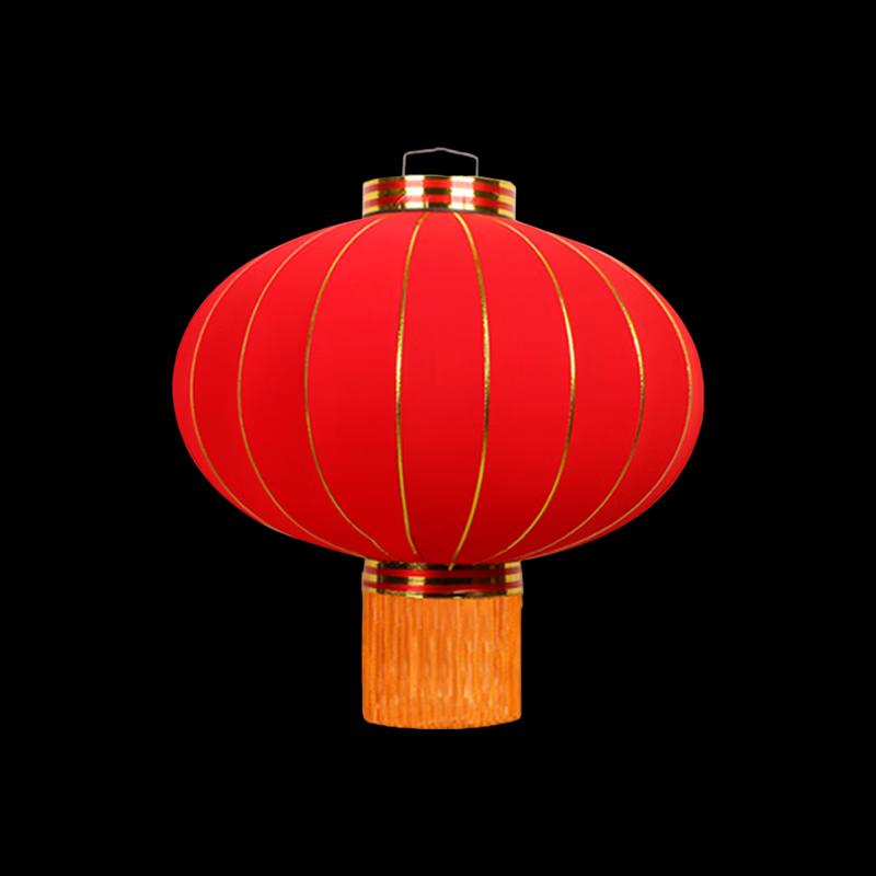Outdoor Red Velvet Decorative Lantern
