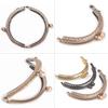 8,5 cm Metalowa Ramka Portmonetki na Monety Zapięcie typu Kiss Clasp do Torebki Kopertówki Uchwyt Akcesoria do Torebek Kolor Czerwonego Brązu Metalowe Elementy do Torebek