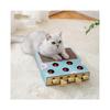 Cat Hunt Toy Wood, SCRATCH RESISTANT Surface Supports Natural Claw Sharpening, Whack A Mole Game Offers Interactive Fun