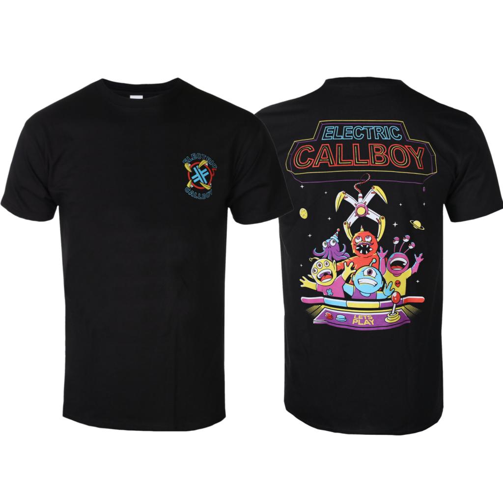 Electric Callboy - Let's Play Art Pattern Electronicore Band T-shirt Casual Trend for Men and