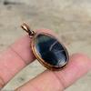 Pietersit Anhänger Elektrogeformter Kupfer Edelsteinanhänger Pietersit Elektrogeformter Schmuck Handgefertigter Boho Anhänger Kupferschmuck Geschenke für Sie