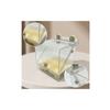 Cage Feeder Bowl Clear Bird Feeding Bowl Cage Bird Bath Compact Acrylic Pet Bath Transparent for Small Pets