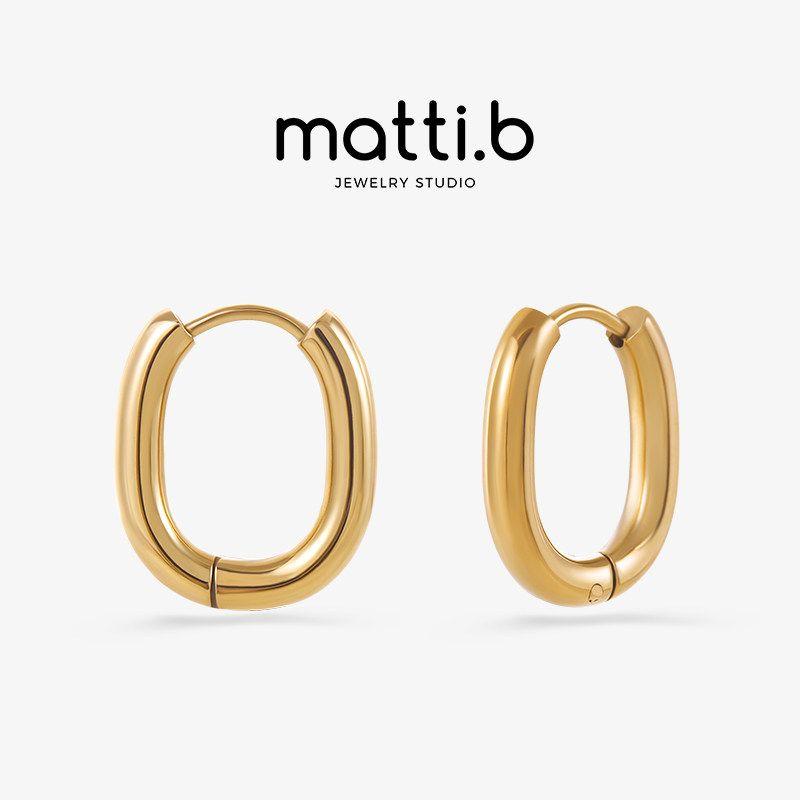 

Fashion Women s Glossy Sleep No Need to Take off Best Selling Graceful Earrings Gold