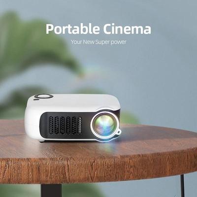 A2000 MINI Projektör Ev Sineması Taşınabilir 3D LED Video Projektörleri Oyun Lazer Beamer 4K 1080P HD Bağlantı Noktası Üzerinden Akıllı TV KUTUSU