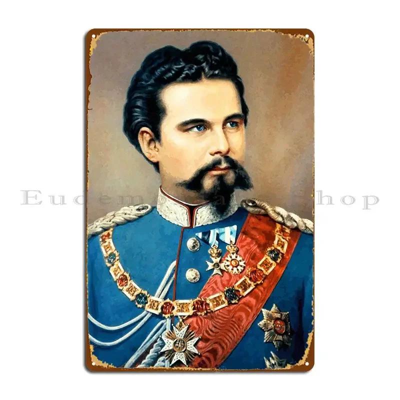Ludwig Ii Metal Plaque Club Garage Bar Cave Designing Club Tin Sign Poster 20x30cm(7.8x11.8inch)