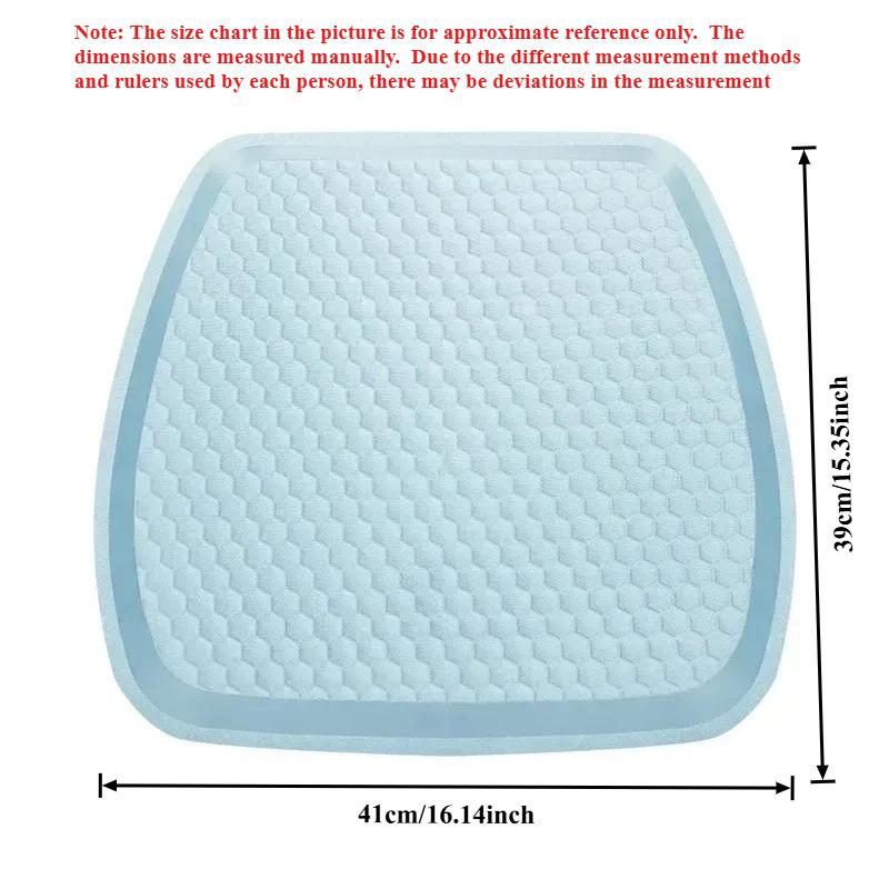 Gel Seat Cushion Cooling Seat Pad Breathable Car Seat Cushion Washable Gel Seat Cushion Game Chair Seat Pad For Summer Driver