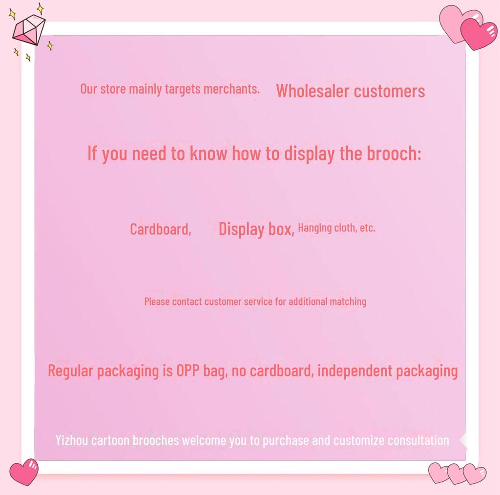 "Niedliche Cartoon-Tier-Broschen": Panda, Hund, Rosa Schweinehintern - Modeaccessoires für Kleidung & Taschen"