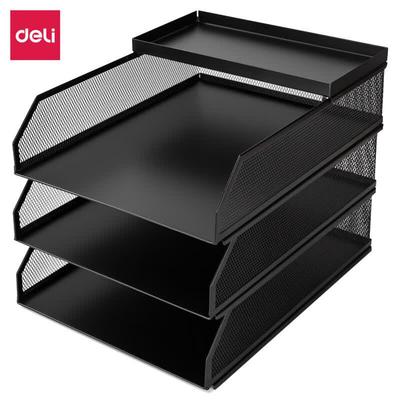 Deli 3-Tier Stackable Metal File Tray