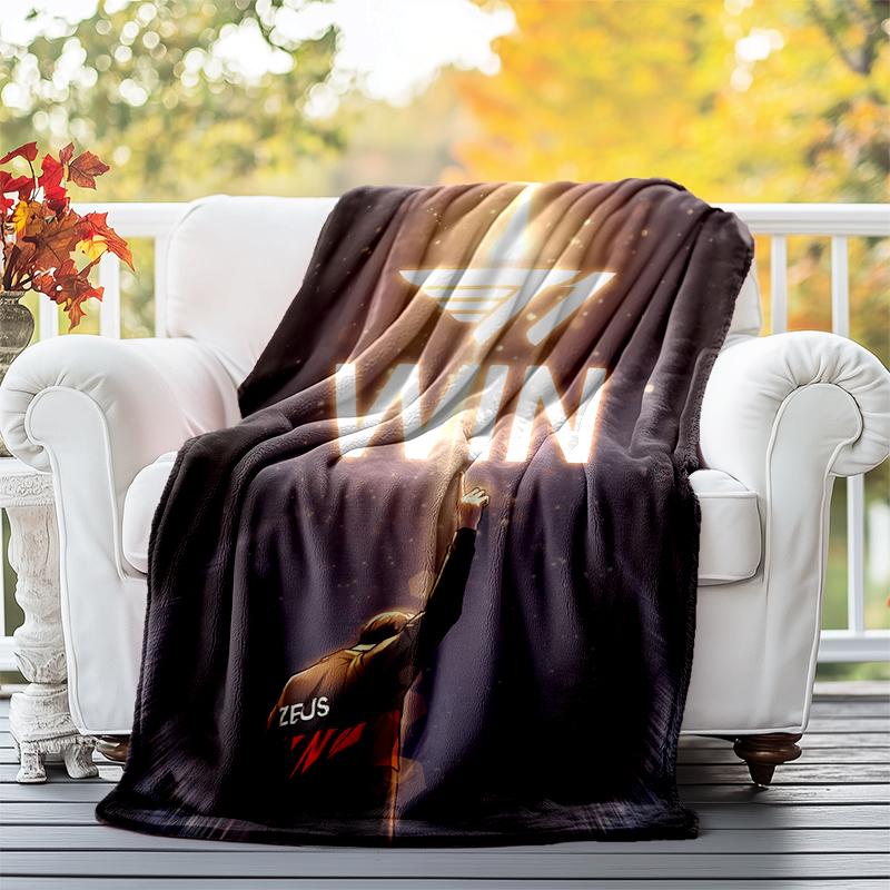 T1 Flannel Blanket Soft All-Season Throw, Design for Camping, Car Travel, Hiking Sofa, Bed, Office Perfect Gift for Parties