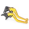AL-mart Motorcycle Short Style Brake Levers Clutch Levers Levers Set 6 Levels Adjustable for