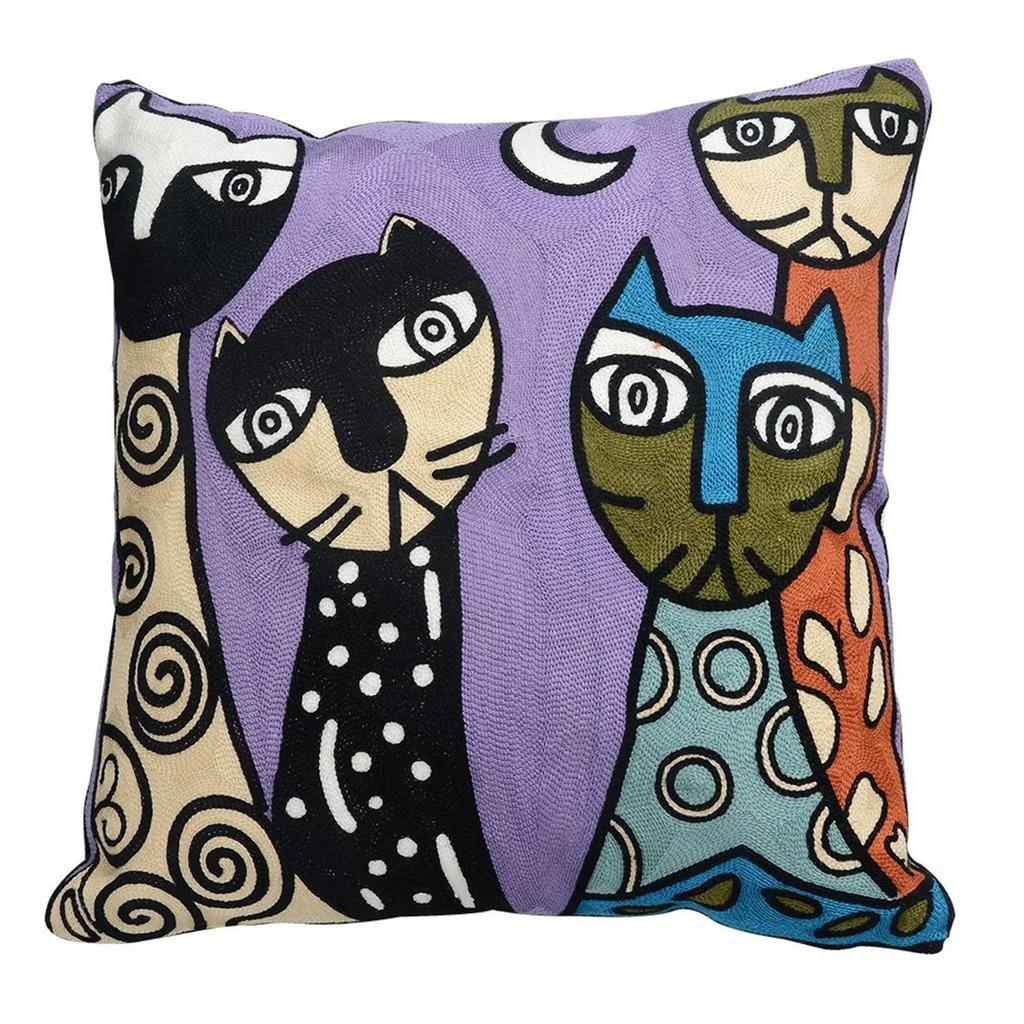 Printed Polyester Picasso Graffiti Art Painting Cushion Cover Cushion Home Decoration Party Car Bedding Sofa