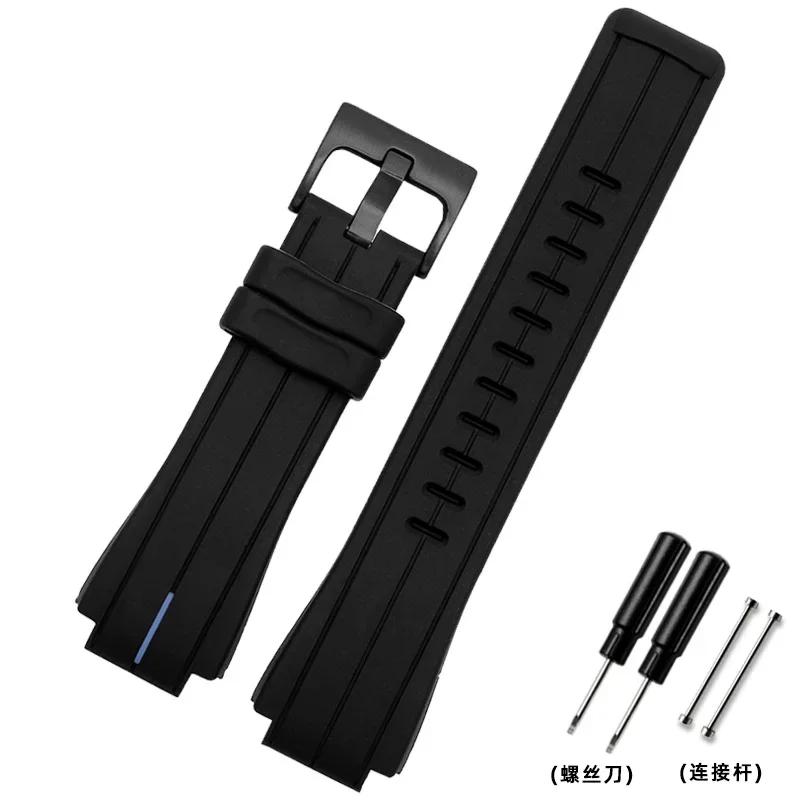 Silicone Rubber Bracelet 24*16mm Watchband for Timex Watches T2N738 T2N739 T2N720 T2N721 T49706 Watch Band Sports Silicone Strap