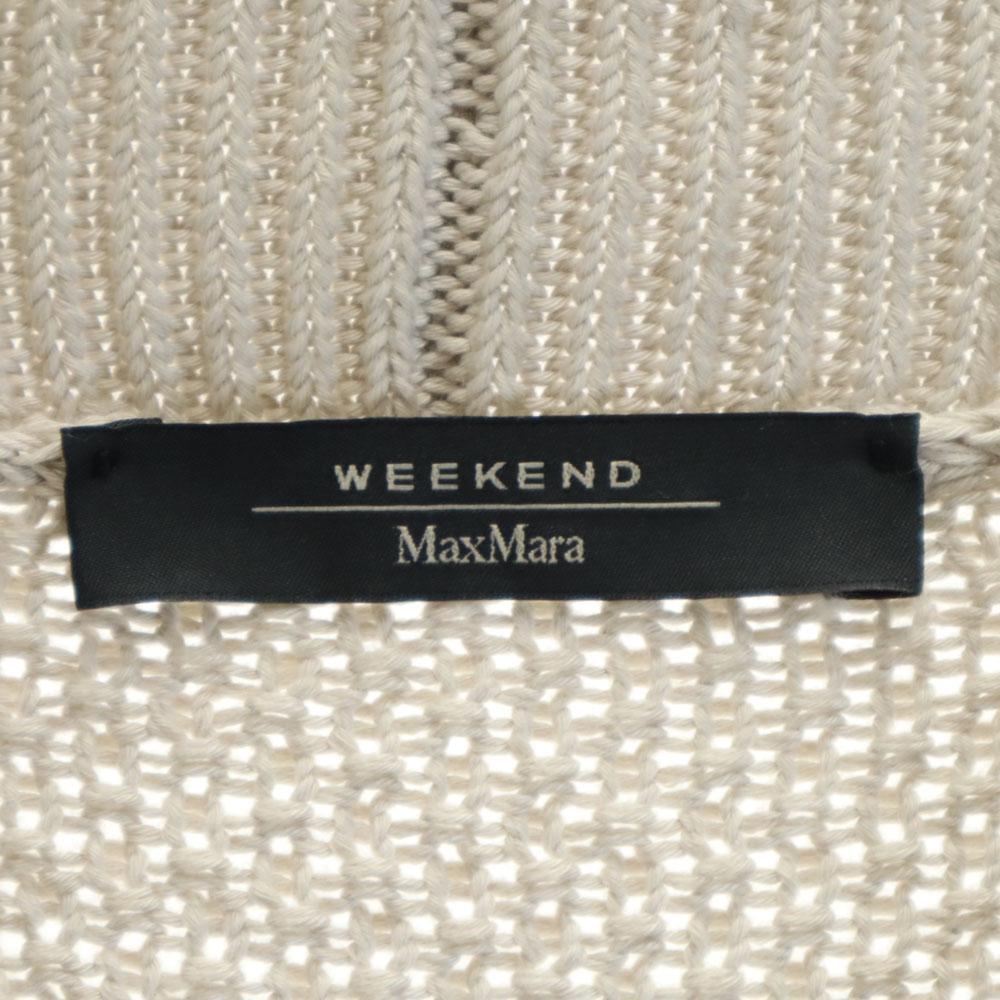 MAX MARA Weekend Five-quarter Sleeve Shawl Collar Knit Long Cardigan M Men's Used