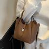 Ouhan Fashion Simple Large Capacity Bucket Bag Handbag New Style Versatile Women's Bag